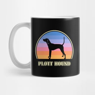 Plott Hound Vintage Sunset Dog Mug